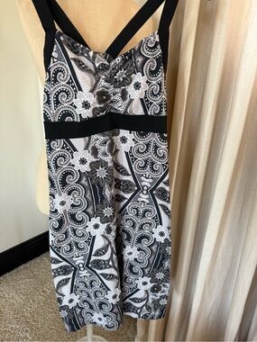 Title nine Black & White Paisley Sundress
